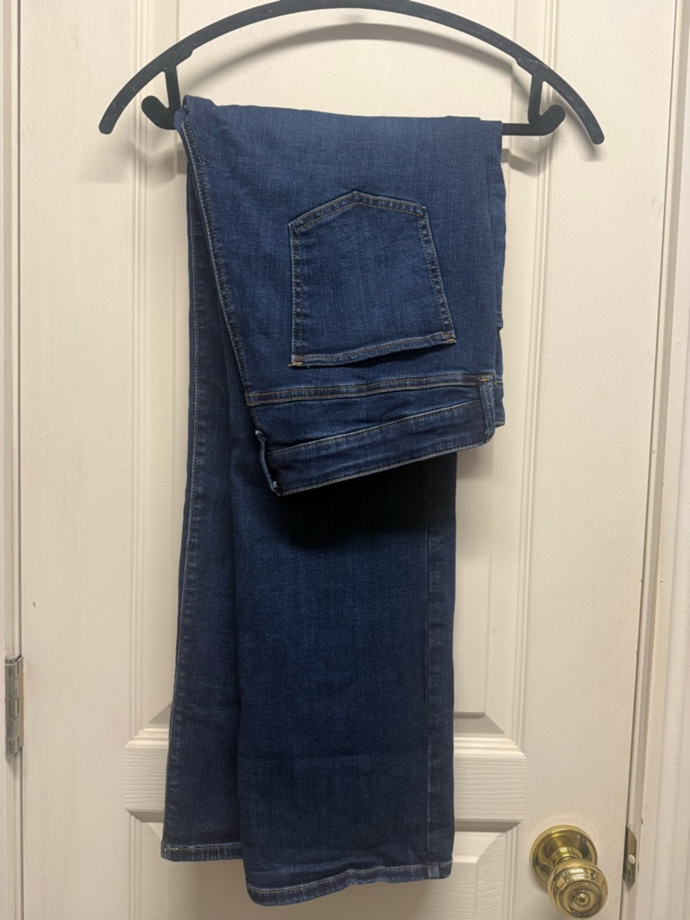 Talbots Navy Straight-Leg Jeans